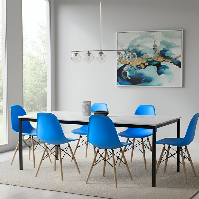 Chaise d'appoint Josclyn, Bleu