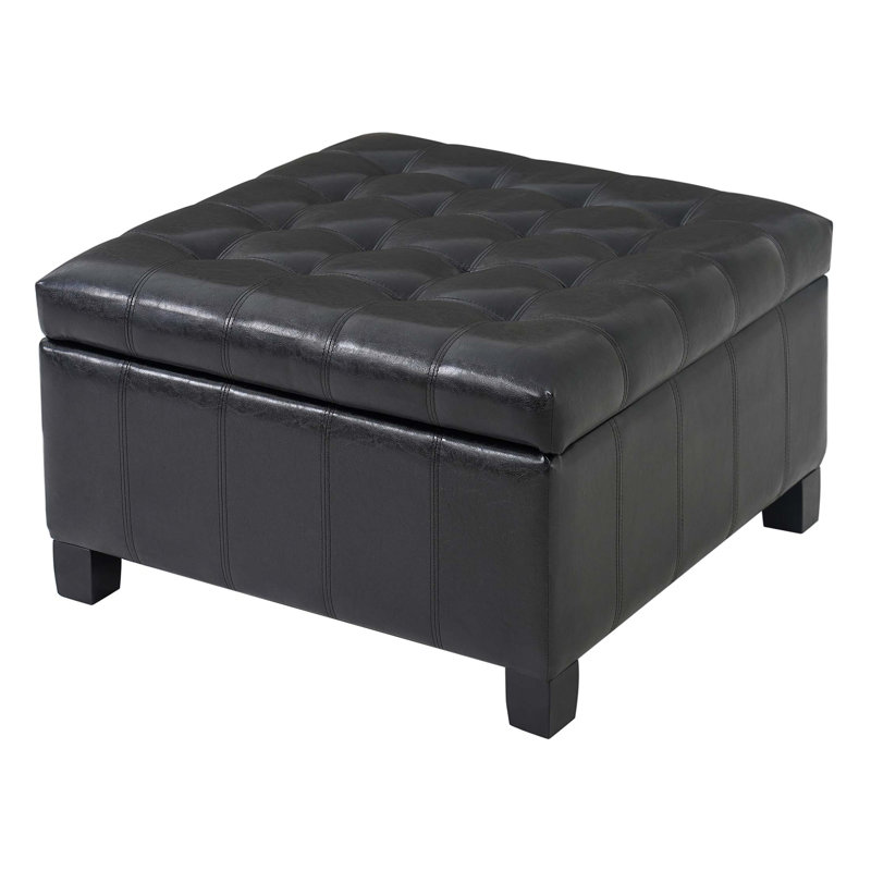 5. Leopard Chenille Ottoman