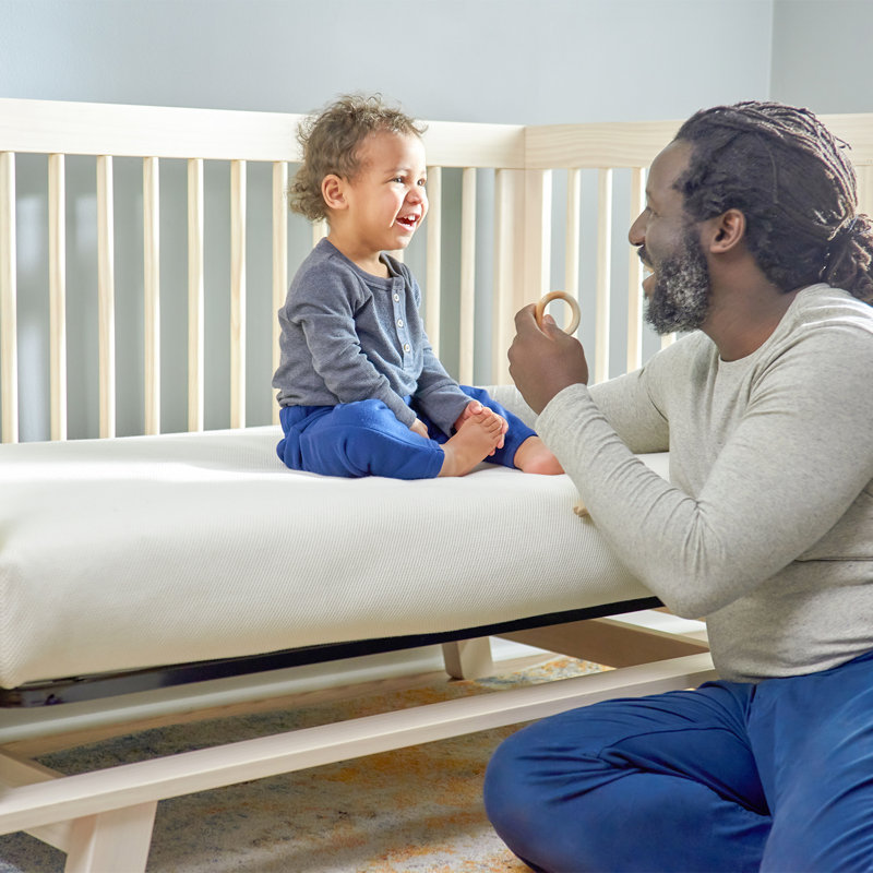 Naturepedic Organic Breathable Baby Crib Mattress 2-Stage Innerspring