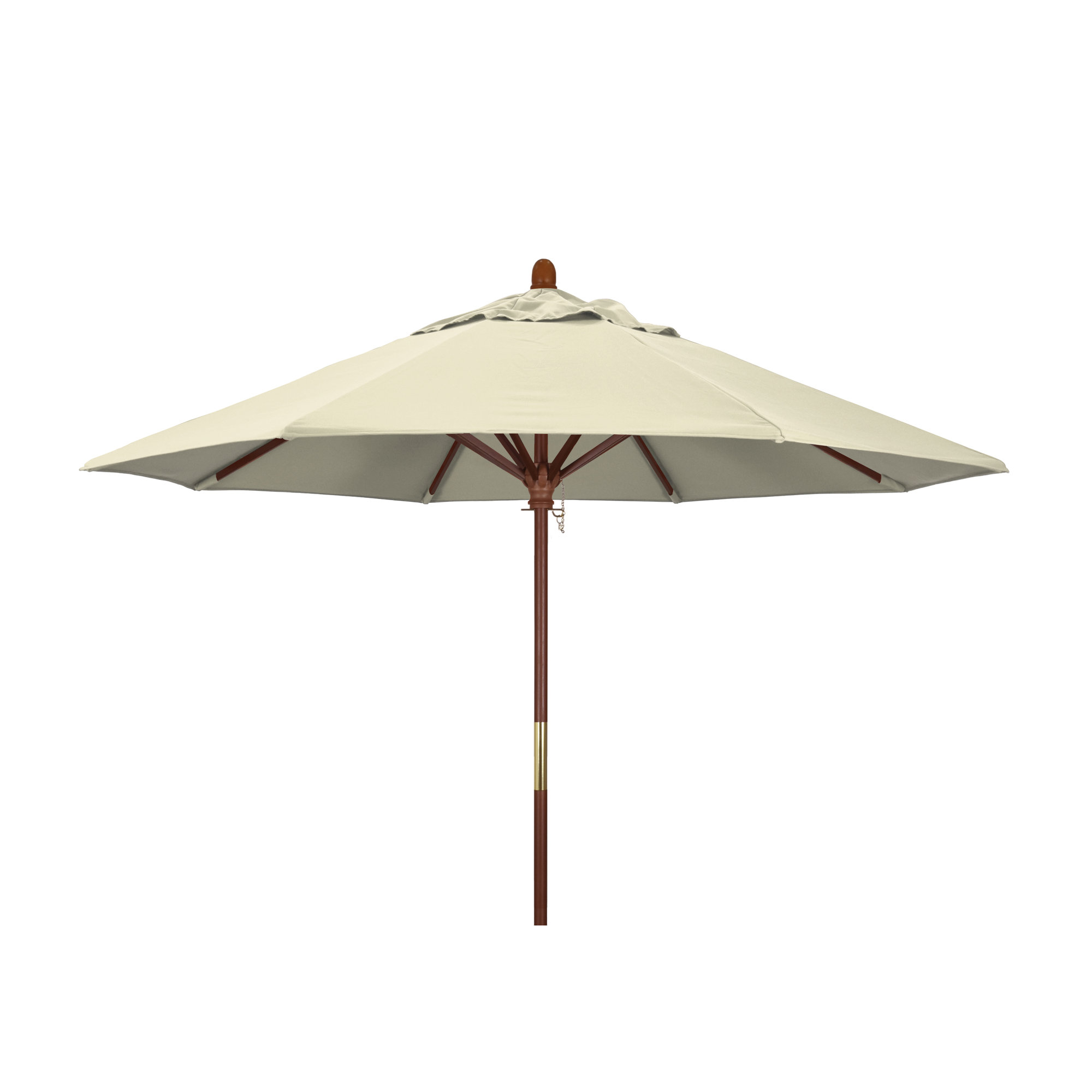 Manford 108'' Outdoor Umbrella, Antique Beige Performance