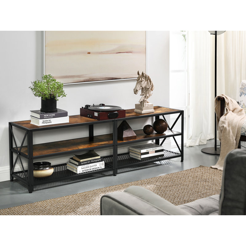 Console multimédia 55,1 po Bayswater, Brun rustique, 55.1"