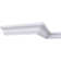 Échantillon - Moulure à couronne lisse traditionnelle Hillsborough, H 1 1/4 po x P 1 1/4 po x F 1 3/4 po x L 12 po