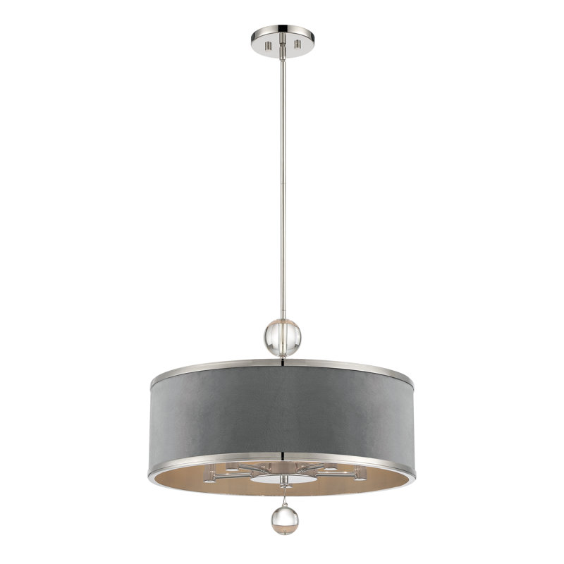 Luminaire suspendu tambour 5 lumières