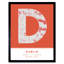 Dublin Ireland City 1 Piece Single Picture Frame Wall Art