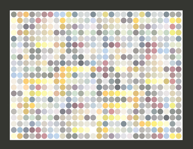 Coloured Polka Dots 1.54m x 200cm Wallpaper, 250 cm x 193 cm