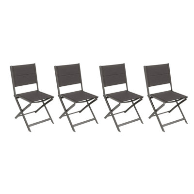 Ibbie Folding Patio Dining Dining Chair with Cushion