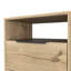 Table de chevet H 22 po, une tablette ouverte, porte simple