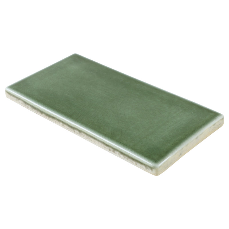Bond Tile Divine Subway 3" x 6" Glass Tile (32 Pieces 4.16 Sq. Ft. / Case), Deep Emerald