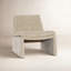 Chaise d'appoint rembourrée Jakenzie, sable
