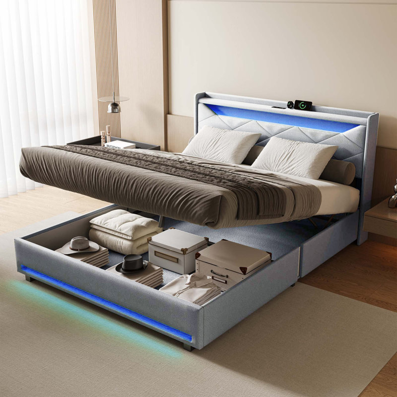 Upholstered Bed, Double (4'6)