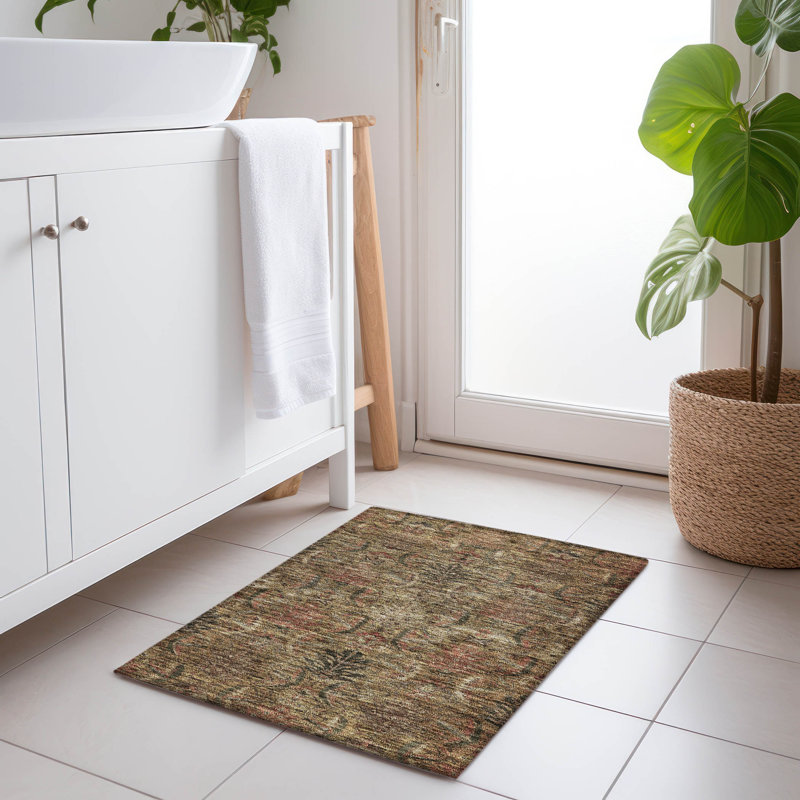 Tapis Segin avec envers antidérapant, Rectangle 1 pi 8 po x 2 pi 6 po
