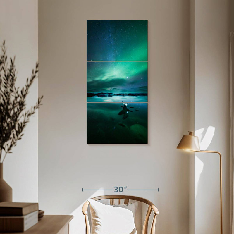 Northern Lights I, 62" H x 30" W