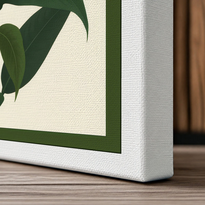 Tropical Bloom Study Botanical - Wrapped Canvas, 24x16 - 61.0 x 40.6 cm, White Border