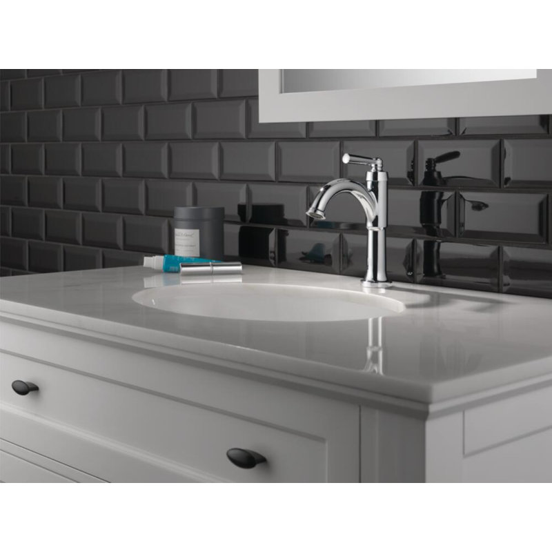 Robinet pour salle de bain à poignée simple SAYLOR ™, Chrome chrome