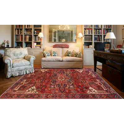 Khrystopher Heriz Marylou Red Rug