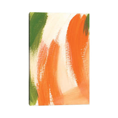 Papaya No. 2 1 Piece Wrapped Canvas Painting