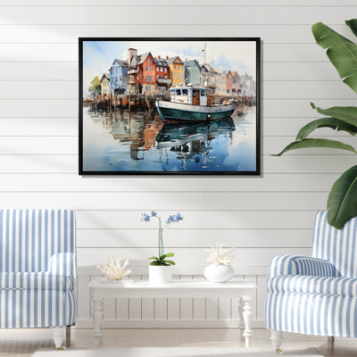 Port Port Reflections XVII sur toile