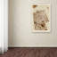 « san francisco city street map », reproduction d’impression sur toile tendue-15822480