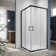 34" W x 34" D x 72" H Framed Square Door Opening Shower Enclosure