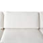 4 Piece Upholstered Slipcovered Linen Sectional Sofa-1140625475