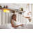 Upholstered Storage Bed Frame with 3 Drawers and 2-Tier Shelf Headboard,No-Noise-986040804-959429842