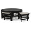 Raffles Rattan Cocktail Table with Benches-71441855-86525563