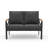 Heavy-Duty Outdoor Loveseat