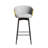 Of 4 Velvet Swivel Chairs, Thick Padding For Extra Comfort, Bar, Restaurant, Dining, Office, Black/grey 4pcs Bar Stools - 360° Function, Soft Fabric, Construction For Different Settings-196324376-196324377
