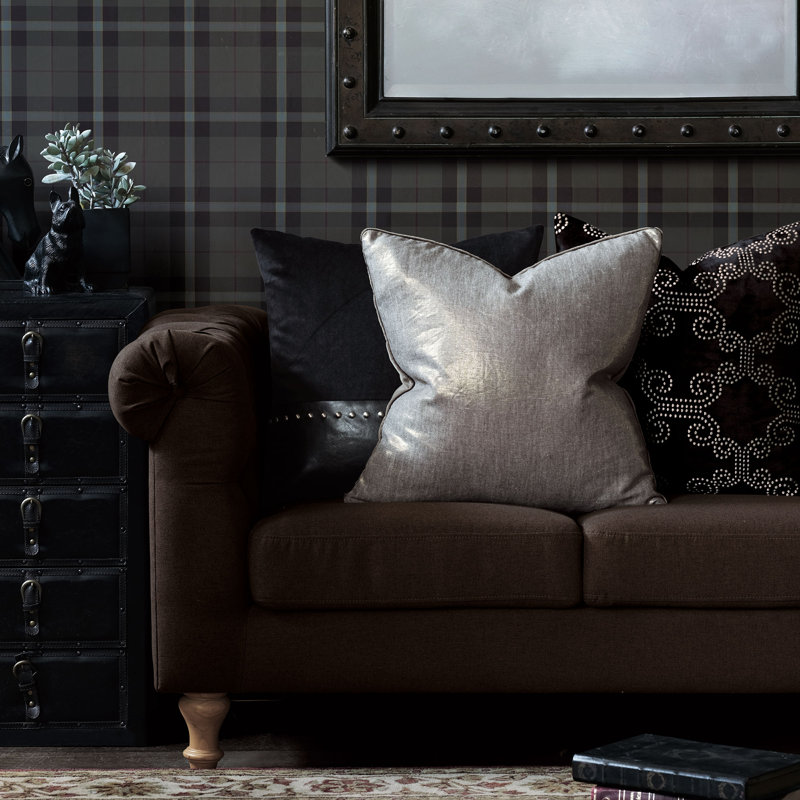 Trellis Feather Reversible Throw Pillow