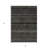 3' X 5' Charcoal Striped Washable Indoor Outdoor Area Rug