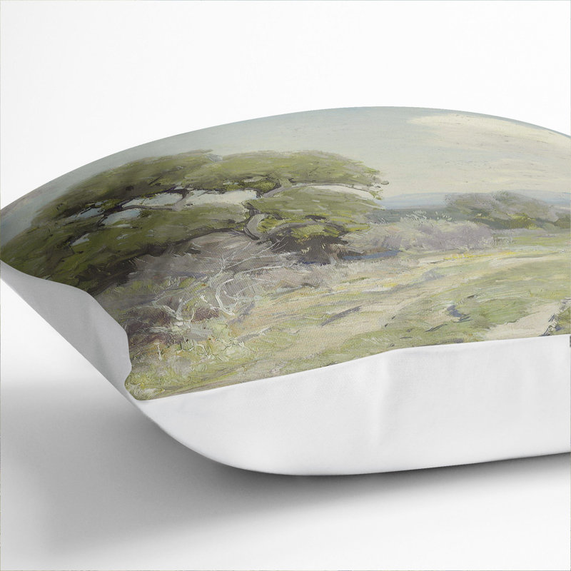 Square Cushion, 40cm H x 40cm W x 15cm D, White