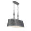 Luminaire suspendu linéaire pour îlot de cuisine 5 lumières Wurth
