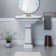 The Renovators Supply Inc. 22.88'' White Porcelain Rectangular Bathroom Sink with Overflow