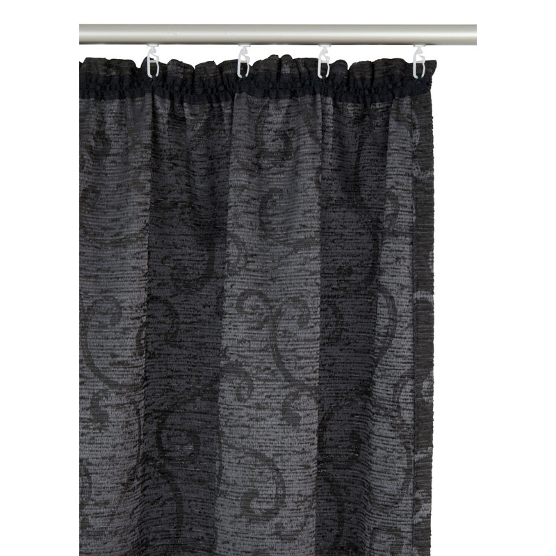 Siglerville Single Curtain Panel, opaque, 132 W x 225 D cm, Grey