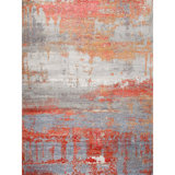 Handmade Wool Abstract Area Rug