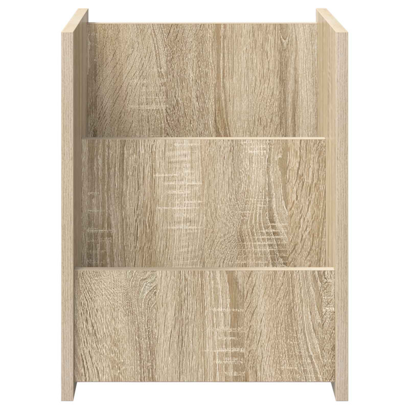 Wood Free Standing Magazine Rack, Begie