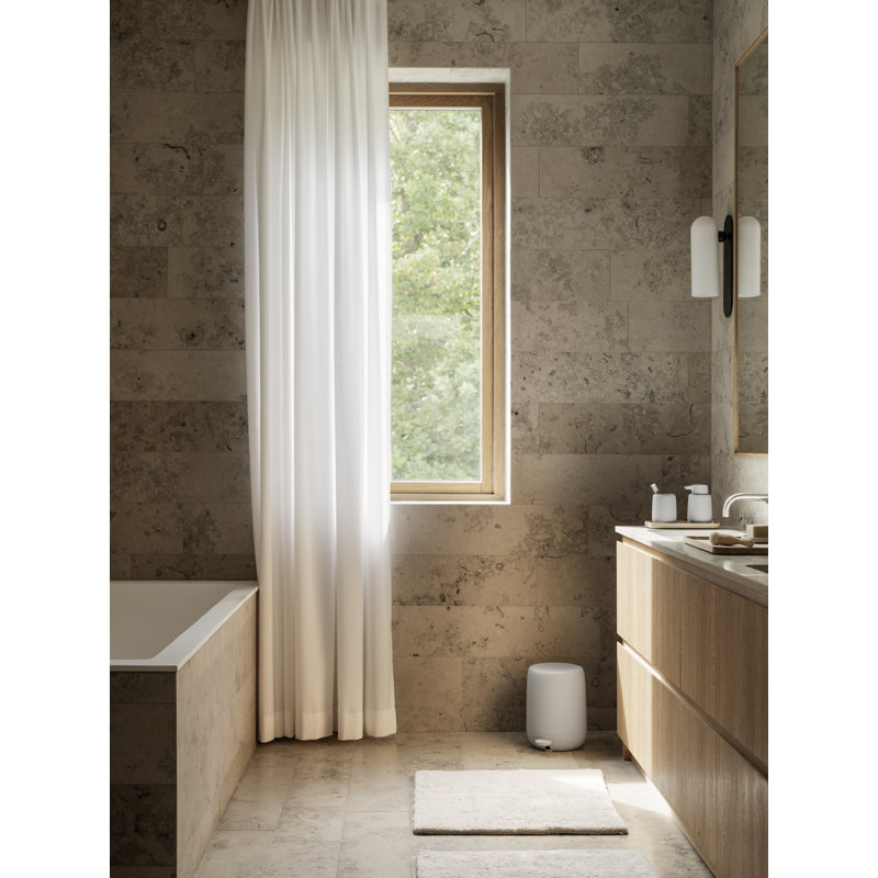 Light Gray Ceramic Matte Soap Dispenser