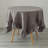 One Allium Way® 100% Pure Linen Washable Tablecloth With Ruffle Trim, 60" X 60" Square White-1854357788-1854357784