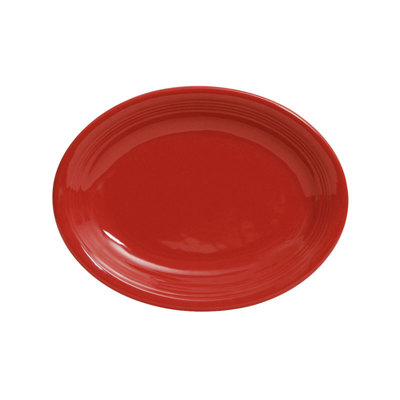 Plateau Concentrix, Rouge Cayenne, H 0,75 po x l 11,5 po x P 8,75 po