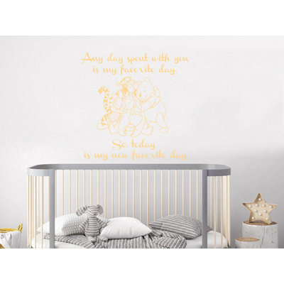 Décalcomanie murale winnie classic the pooh