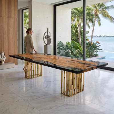Arion Metal Base Dining Table