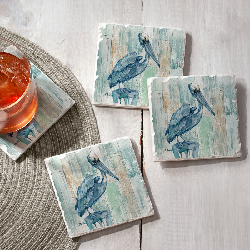 Paquet de 4 sous-verres Ariana Pelican