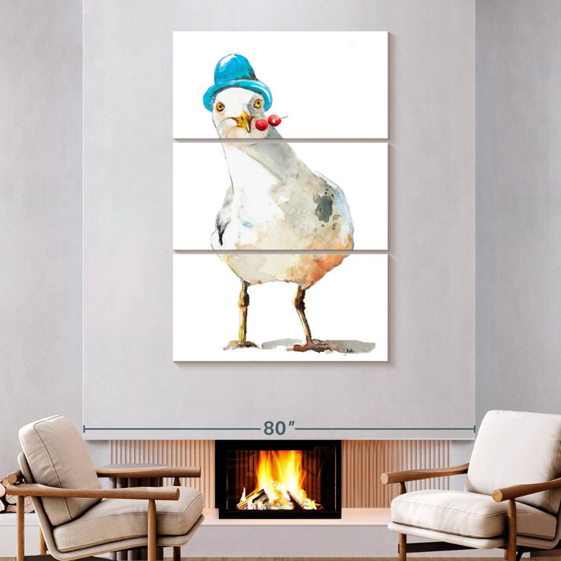 Brampt Silly Seagull, 74" H x 48" W
