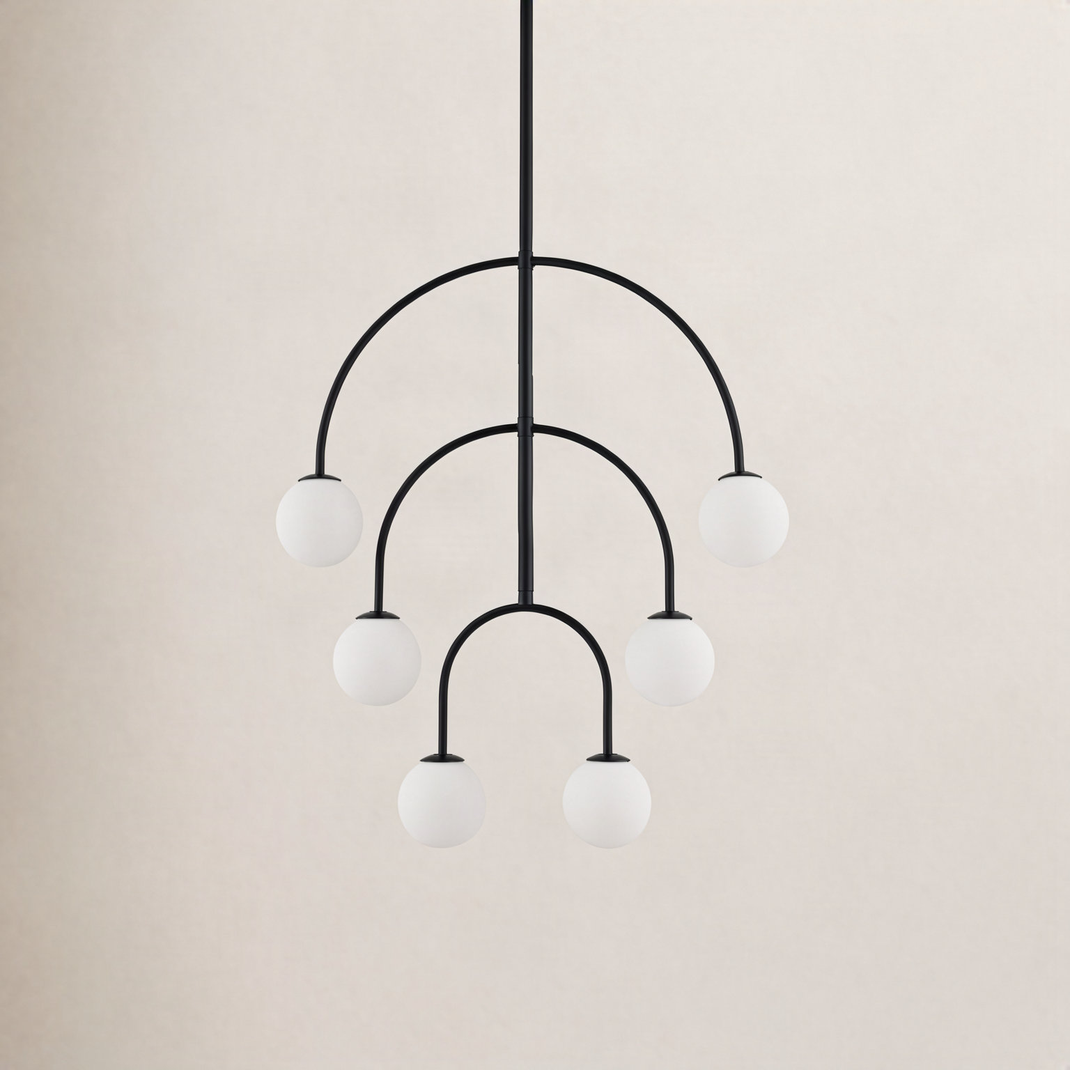 Okiro Iron 6-Light Chandelier