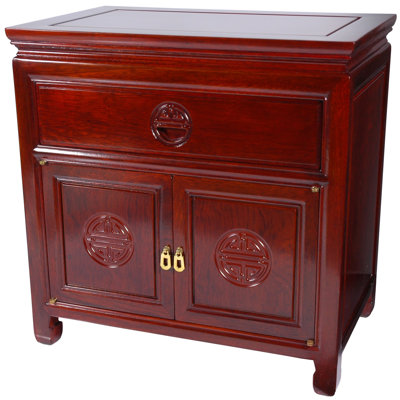 Hightower 22'' W Solid Wood Nightstand