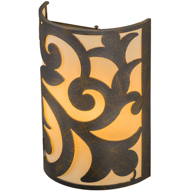 Rickard Bronze Flush Mounted Sconce