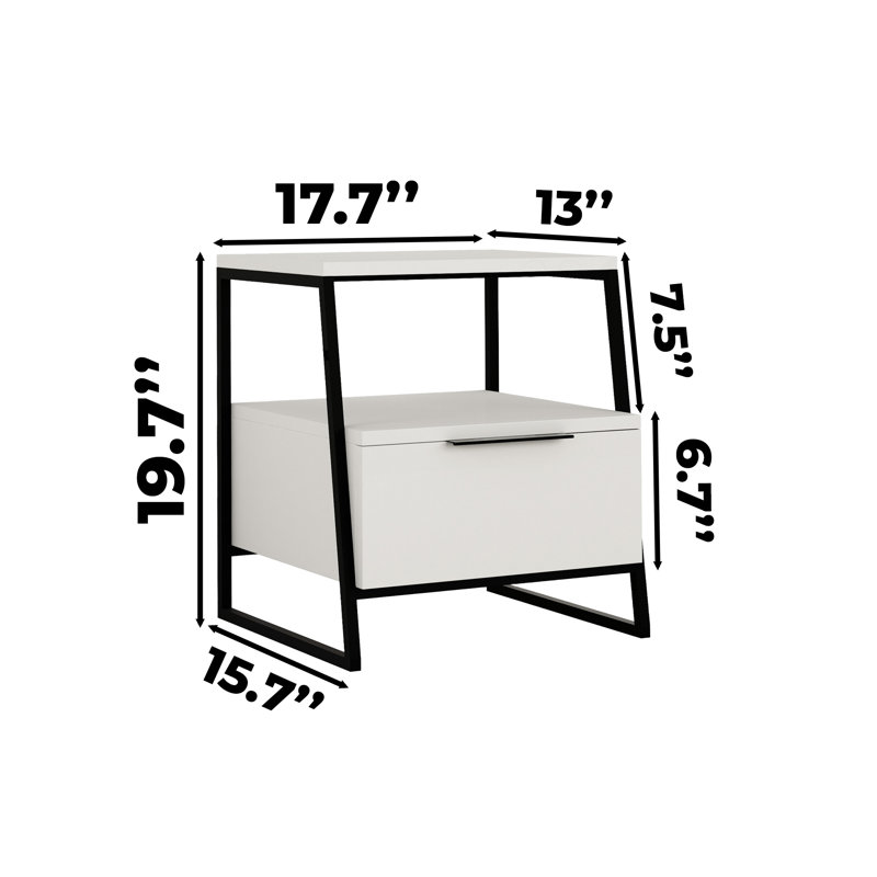 Nightstand With Cabinet