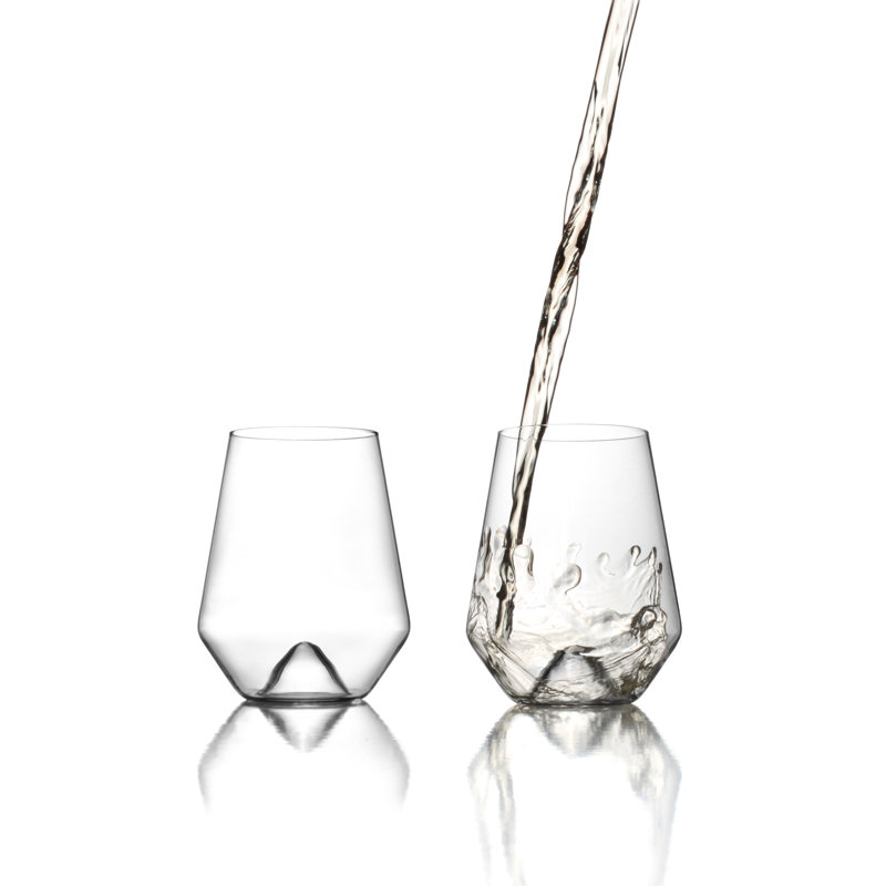 Monti Crystal Stemless Wine Glass