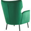 Fauteuil à oreilles confortable en velours Comfy-118039221