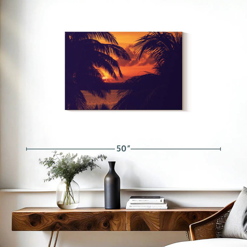 Gillard Palms Sunset, H 20 po x l 30 po